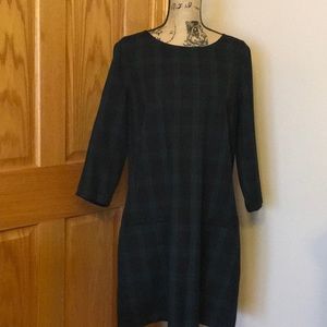 Gap Blackwatch Plaid Shift Dress
